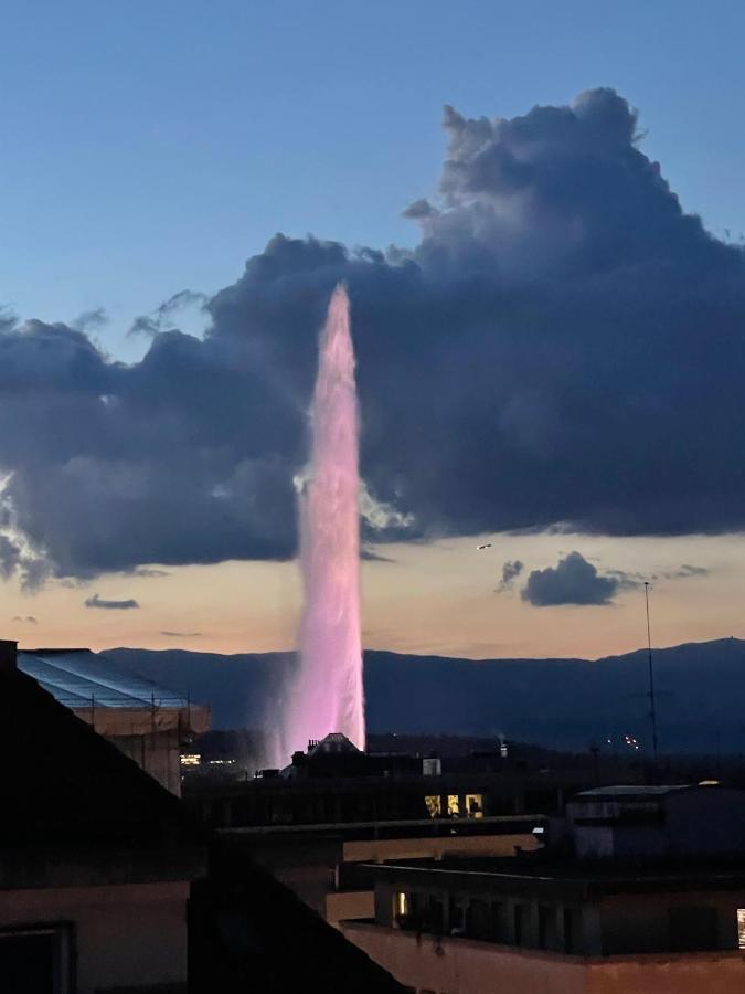 Wowappartements Vue Sur Le Jet D'Eau Genebra Exterior foto